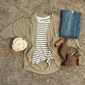 Dolman cardigan